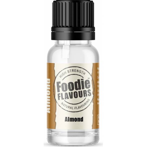 Přírodní koncentrované aroma 15ml mandle - Foodie Flavours