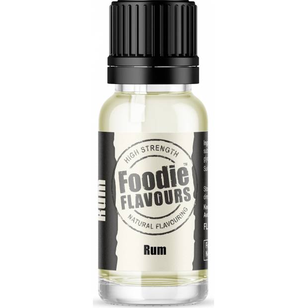 Přírodní koncentrované aroma 15ml rum - Foodie Flavours