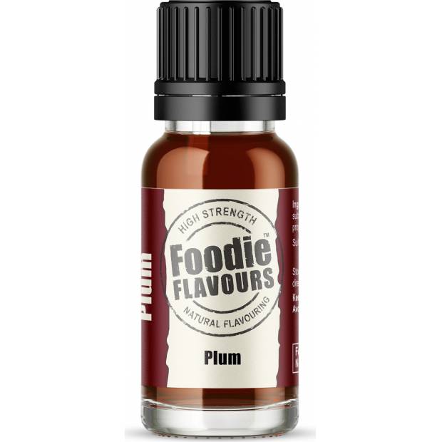 Přírodní koncentrované aroma 15ml švestka - Foodie Flavours