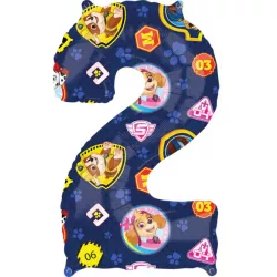 Balónek 66x43cm Paw Patrol číslo 2 - Amscan