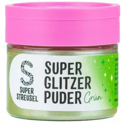 Prachová barva perleťová zelená 10g - Super Streusel