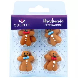Cukrová dekorace vánoční panáčci 12ks - Culpitt