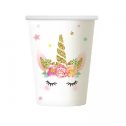 Papírový kelímek 266ml 6ks unicorn - Godan