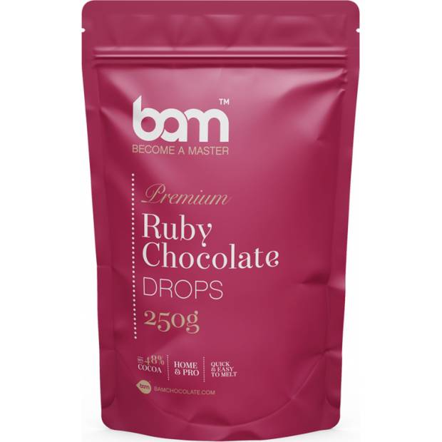 Čokoláda ruby 250g - BAM