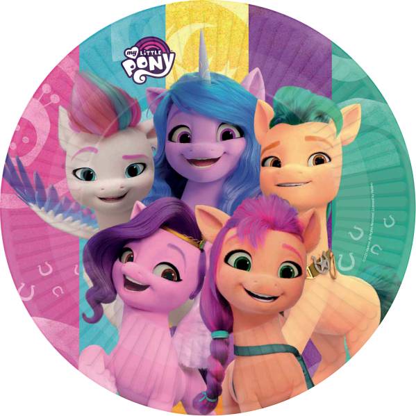 Papírový talíř na párty 8ks 23cm My Little Pony - Amscan