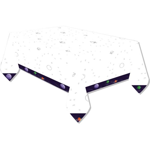 Papírový ubrus na stůl 180x120cm vesmír - Amscan