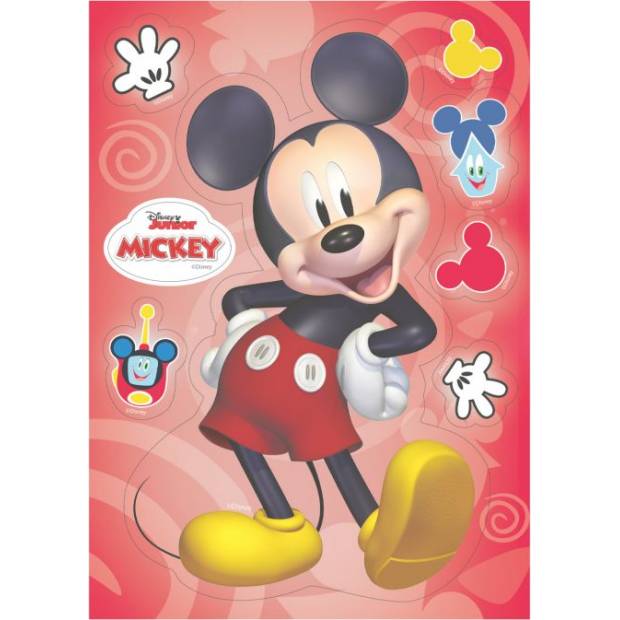 Jedlý papír Mickey Mouse 14,8x21 cm - Dekora