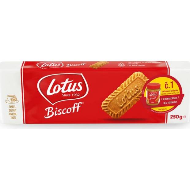 Karamelové sušenky lotus 250g - Lotus Bakeries