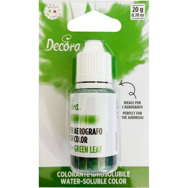 Airbrush barva tekutá leaf green 20g - Decora