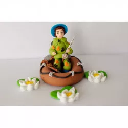 Cukrová figurka rybář
