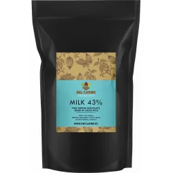 Prvotřídní mléčná čokoláda 43% 10kg - Chocolate Del Caribe