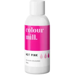 Olejová barva 100ml vysoce koncentrovaná tmavě růžová - colour mill