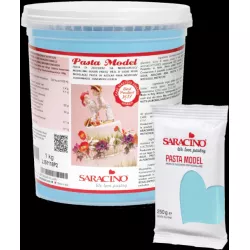 Modelovací hmota světle modrá 250 g - Saracino