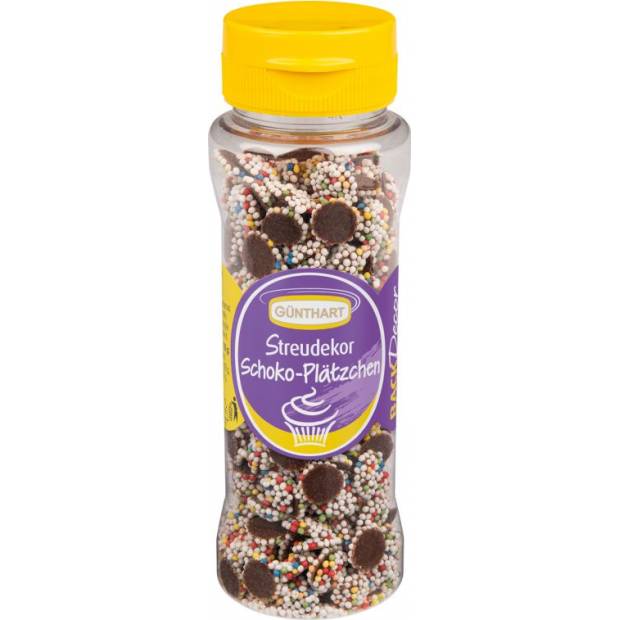 Mini-čokoládové kapky s barevný máčkem, 95g - Gunthart