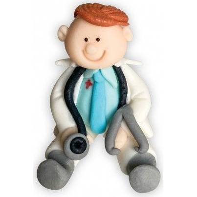 Cukrová figurka doktor 6cm - Dekor Pol