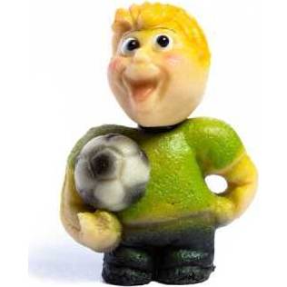 Marcipánová figurka fotbalista, zelený dres 70g - Frischmann vyškov