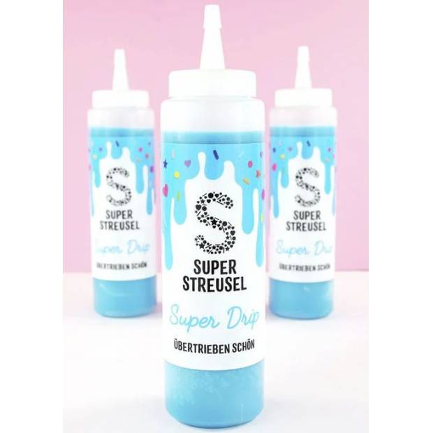 Super Drip světle modrá 300g - Super Streusel