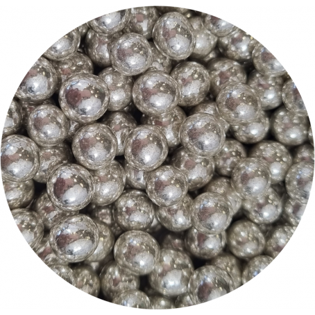 Čokoládové perličky stříbrné 60g - Dekor Pol