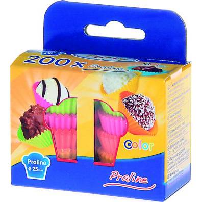 Cukrářský košíček barevný mix 25x18mm 200ks - Wimex