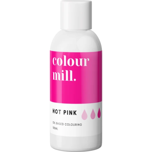 Olejová barva 100ml vysoce koncentrovaná tmavě růžová - colour mill