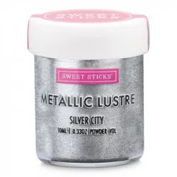 Prachová barva metalická Silver City 10ml - Sweet Sticks