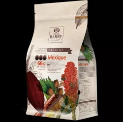 Cacao Barry Origin čokoláda MEXIQUE hořká 66% 1kg - Callebaut