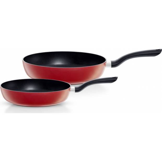 Sada 2ks pánví Cenit red 24 a 28cm - Fissler