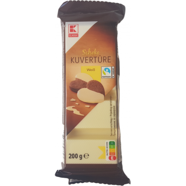 Čokoládová poleva bílá čokoláda 200g kuventura - Kaufland