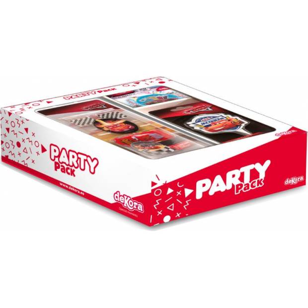 Dekorativní set party pack auta - Dekora