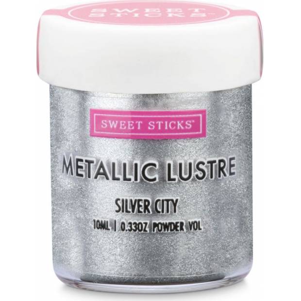 Prachová barva metalická Silver City 10ml - Sweet Sticks