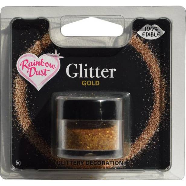 Jedlý glitter gold, 5g - Rainbow Dust