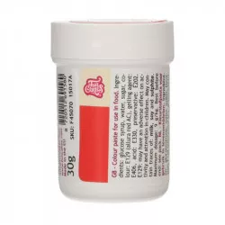 Gelová barva červená 30g - FunCakes