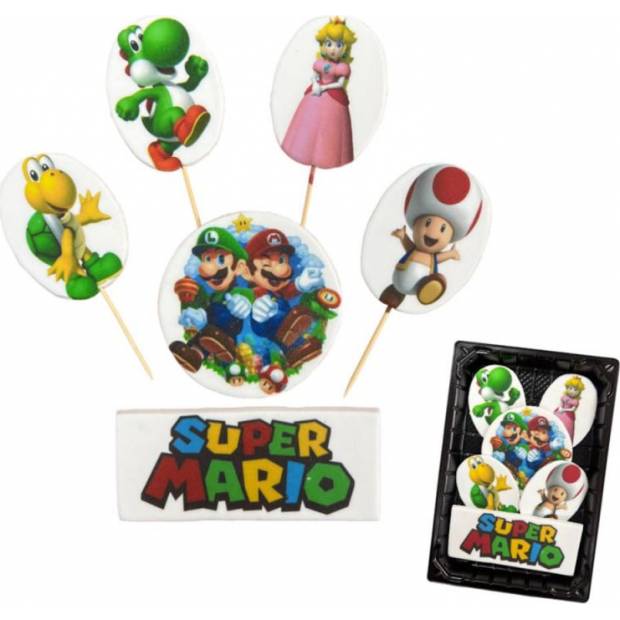 Cukrová figurka zápich Super Mario - K Decor