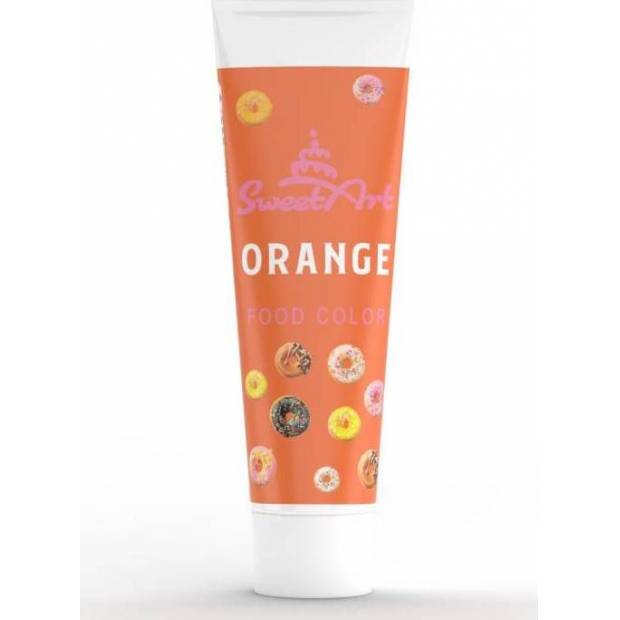 SweetArt gelová barva tuba Orange (30 g)