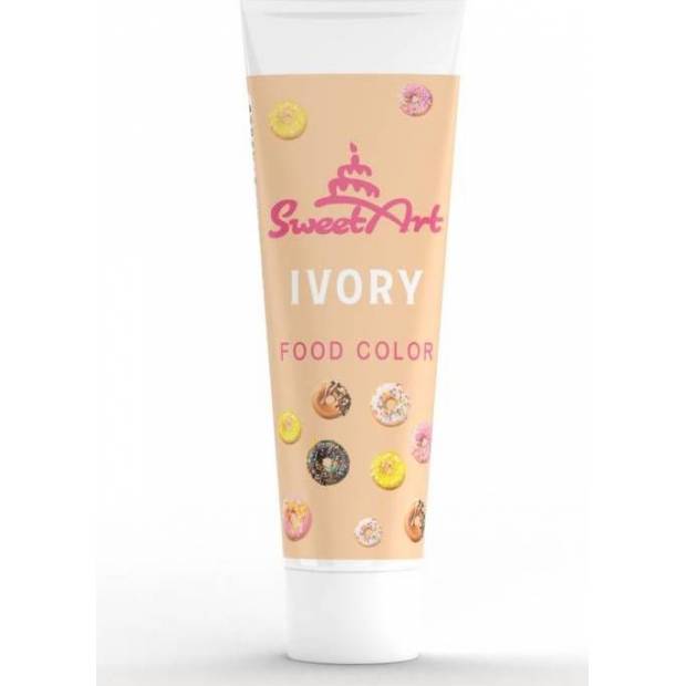 SweetArt gelová barva tuba Ivory (30 g)