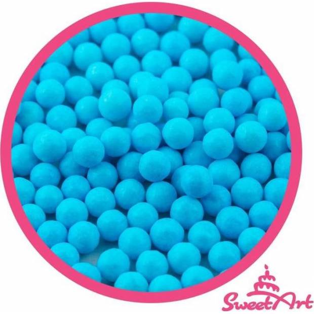 SweetArt cukrové perly nebesky modré 7 mm (80 g)