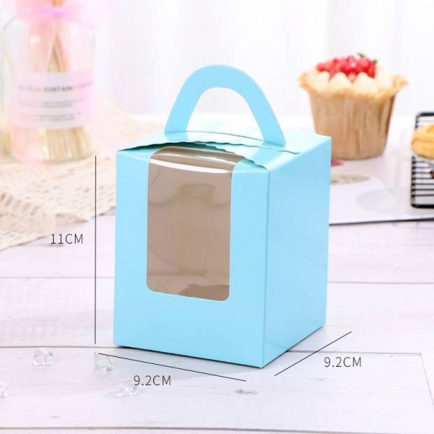 Krabička na cupcaky 100ks modré - Cakesicq