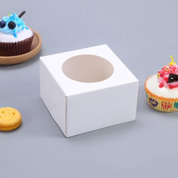 Krabička na cupcaky 100ks bílé - Cakesicq