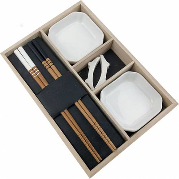 Sushi set 6ks bílá - Cakesicq