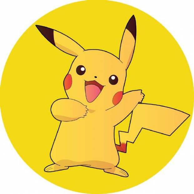 Jedlý papír Pokemon Pikachu 19,5cm - Pictu Hap