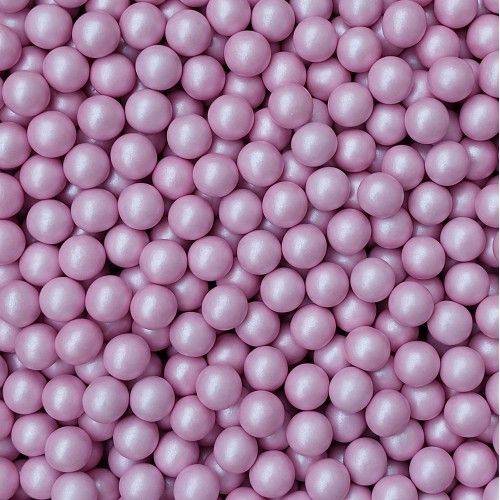Čokoládové perličky růžové 125g - Tasty Me