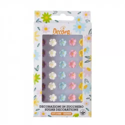 Cukrová dekorace mini květy, 30ks - Decora