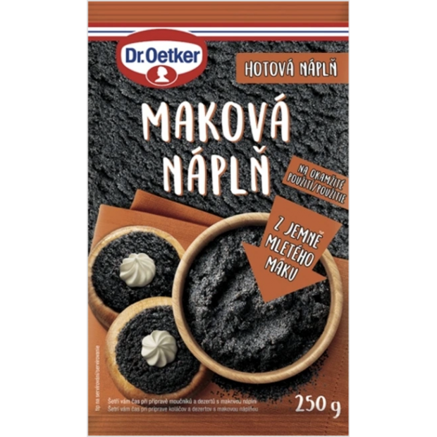 Dr. Oetker Maková náplň, 250g - Dr. Oetker