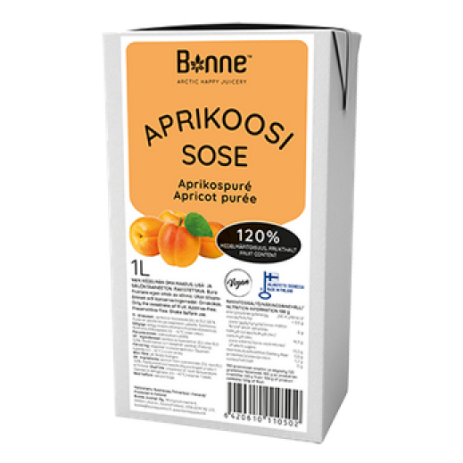 Ovocné pyré 100% Meruňka 1l - Bonne