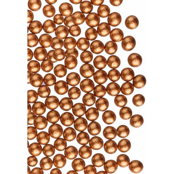 Cukrové perly bronzové 4 mm (50 g)