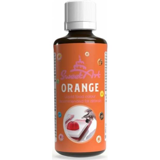 SweetArt airbrush barva tekutá Orange (90 ml)