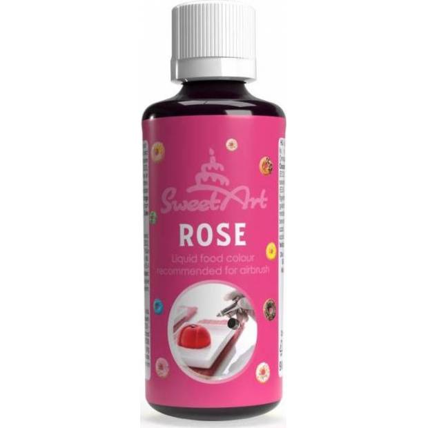 SweetArt airbrush barva tekutá Rose (90 ml)