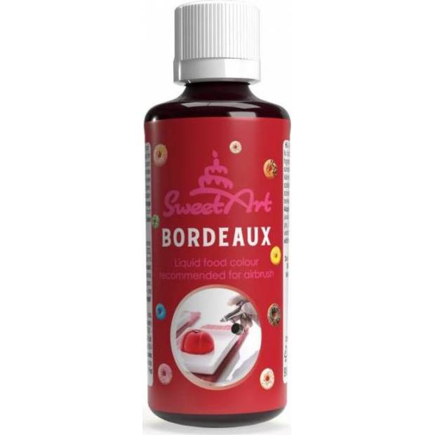 SweetArt airbrush barva tekutá Bordeaux (90 ml)