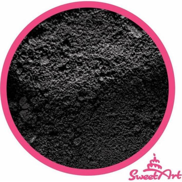 SweetArt jedlá prachová barva Black černá (2 g)