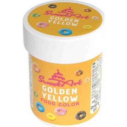 SweetArt gelová barva Golden Yellow (30 g)